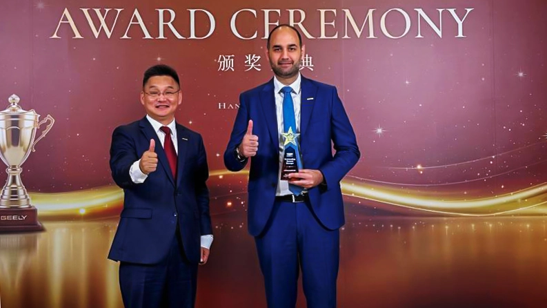 Amine Kabbara Wins Outstanding General Manager Award at Geely Auto International Business Partner